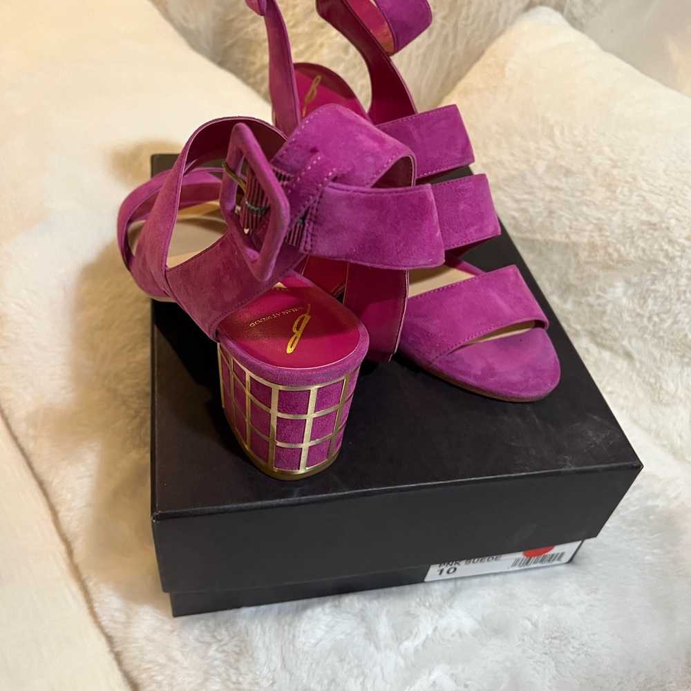 Brian Atwood Pink Sandals - Picture 2 of 6